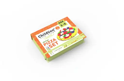 [571398] Childgen | Boetseerklei Play Dough Pizza Set