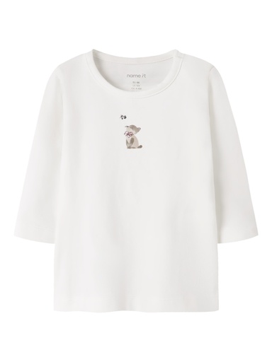 Name it | T-shirt Girls Nbftonia Longsleeve Cloud Dancer