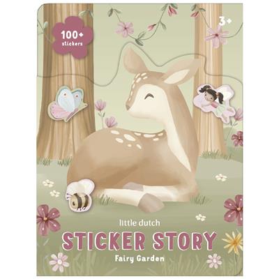 [572575] Little Dutch | Stickerboek Fairy Garden 100 Stickers