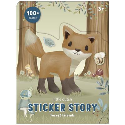 [572576] Little Dutch | Stickerboek Forest Friends 100 Stickers