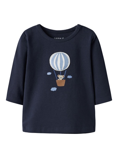 Name it | T-shirt Boys Nbmbent Longsleeve Navy Blazer