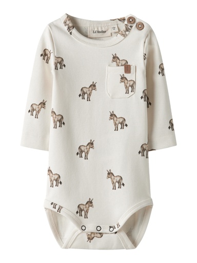 Lil'Atelier | Body Boys Nbmlayo Donkey Longsleeve Coconut Milk