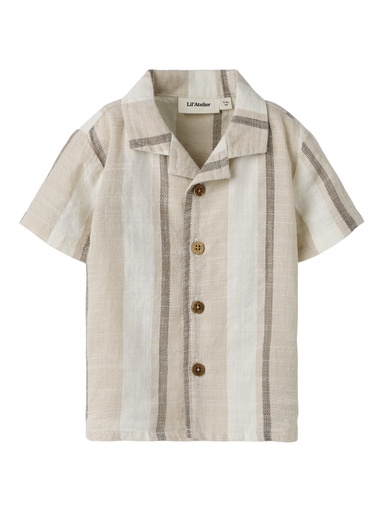 Lil'Atelier | Hemd Boys Nbmfibert Coconut Milk