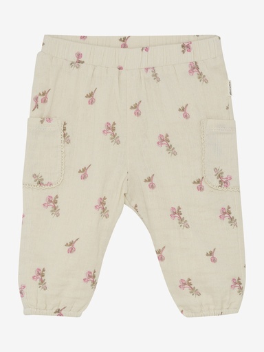 Enfant | Broek Girls Flower White Swan