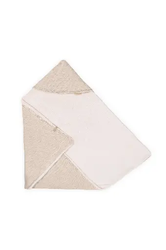 [573712] Bamboom | Wikkeldeken 4-seizoenen met Kasjmier en Teddyzijde Stone Sand 80x80cm