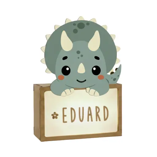 [573891] Vintiun | Lamp Neushoorn Led incl. Zelfklevende Letters