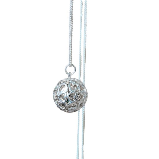 [574013] Bola | Zwangerschapsbelletje Heartcage Silver