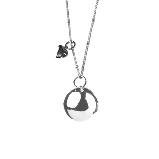 [574018] Bola | Zwangerschapsbelletje Heartbeat Silver