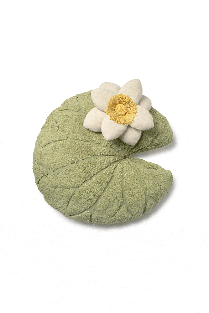 [574373] Lorena Canals | Vloerkussen Water Lily Groen Ø60cm