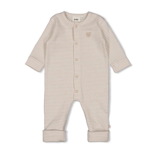 Feetje | Kruippak Uni Honey Bear Stripes Sand