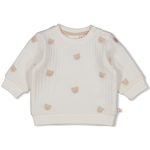 Feetje | Sweater Uni Honey Bear Off White