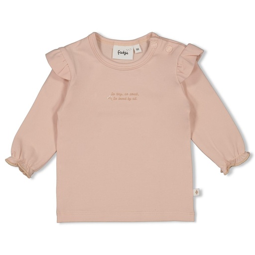 Feetje | T-shirt Girls Delicate Flower Longsleeve Light Pink