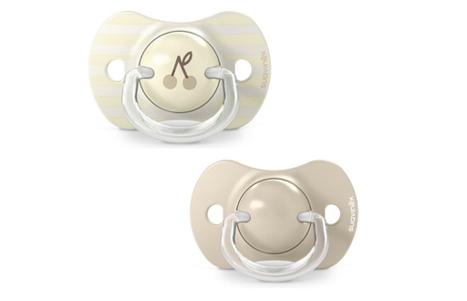 [575356] Suavinex | Fopspeen Birdies SXPRO Siliconen Beige +18m 2-pack