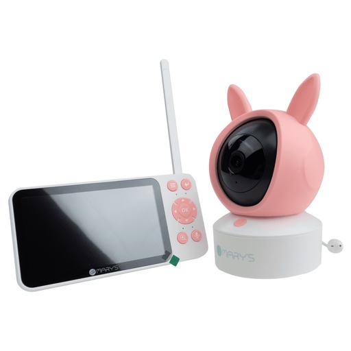 [575749] Mary’s | Babyfoon Wifi Baby Monitor 2in1 Camera Pink Rabbit