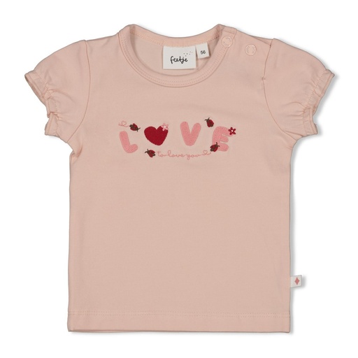 Feetje | T-shirt Girls Ladybug Light Pink