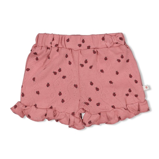 Feetje | Short Girls Ladybug Pink