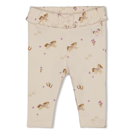 Feetje | Legging Girls Flower Ranch Off White