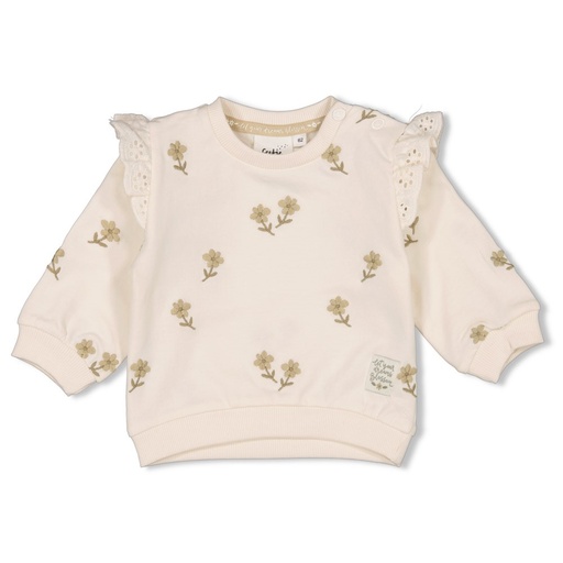 Feetje | Sweater Girls Let Your Dreams Blossom Off White