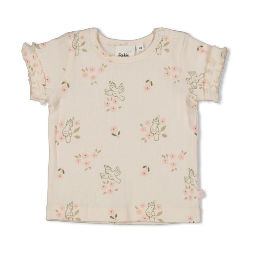 Feetje | T-shirt Girls Let Your Dreams Blossom Off White