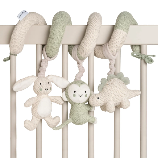 [576648] Baby's Only | Activiteitenspiraal Animals Laurel Green/Warm Linnen