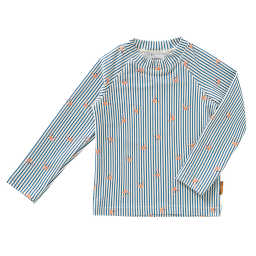 Fresk | Zwemshirt Boys Stripes & Crabs Longsleeve Blue