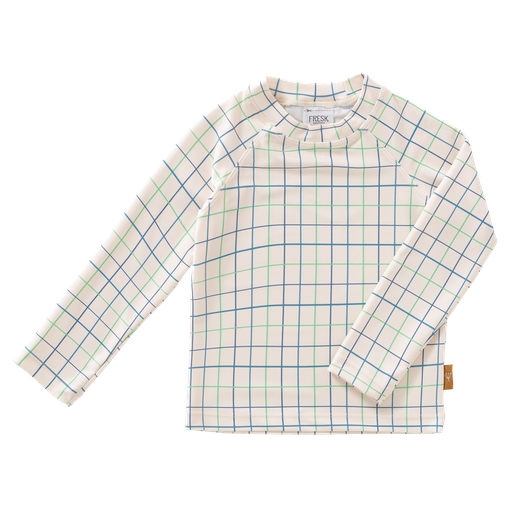 Fresk | Zwemshirt Boys Classic Check Longsleeve Off White