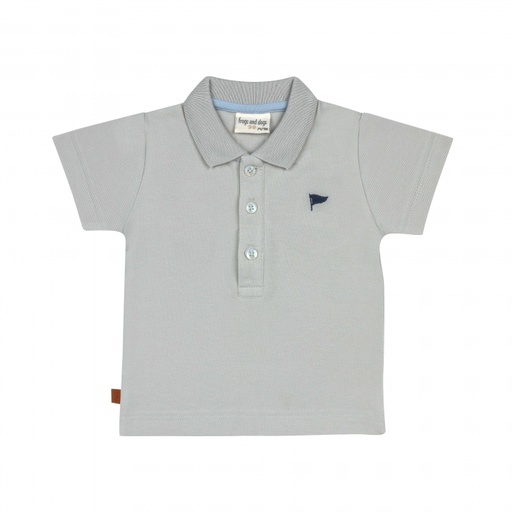 Frogs&Dogs | T-shirt Boys Flag Gray Violet 
