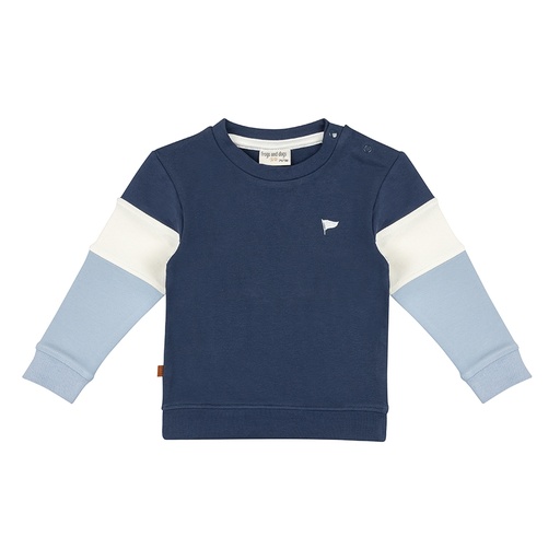 Frogs&Dogs | Sweater Boys Colorblock Dress Blues 