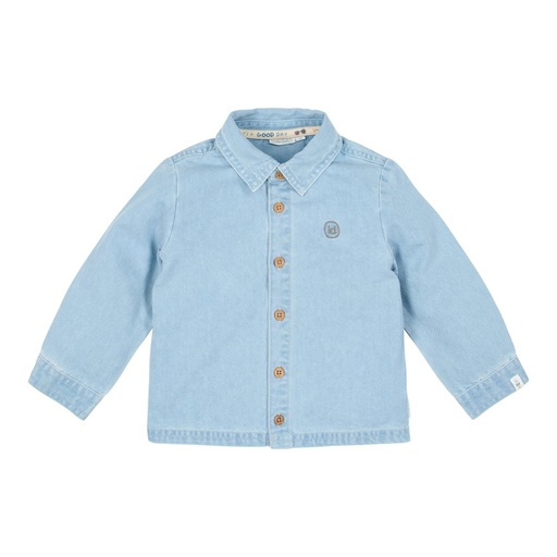 Little Dutch | Hemd Boys Longsleeve Denim Blue