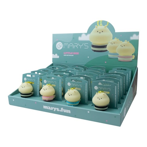 [577646] Mary’s | Sleutelhanger Bee Lamp Assortiment