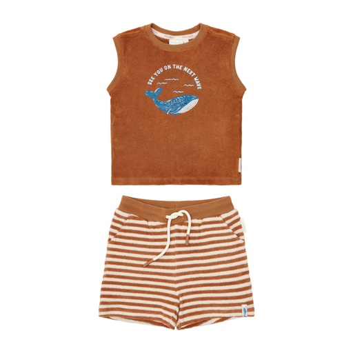 Little Dutch | Zwemshirt Boys Sunny Brown