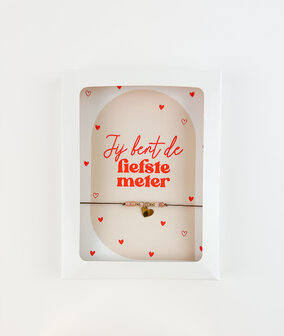 [577854] Minimou | Armbandje "Jij bent de liefste Meter"