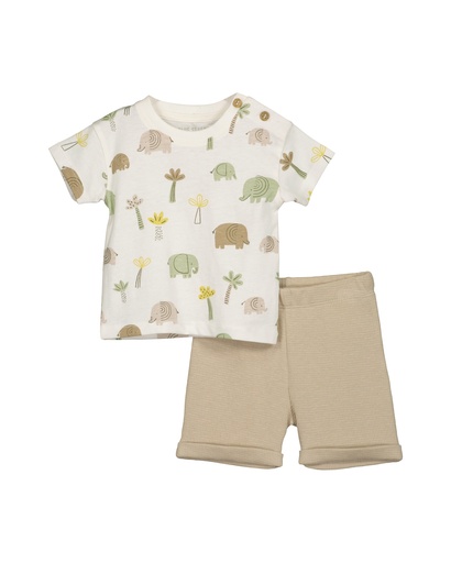 Blue Seven | Outfit Boys Off White 2-delig