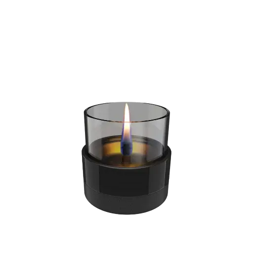 [578411] Tenderflame | Kaars Rosie 10 Keramiek Zwart 