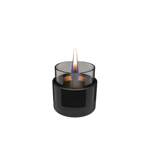 [578412] Tenderflame | Kaars Rosie 8 Keramiek Zwart 