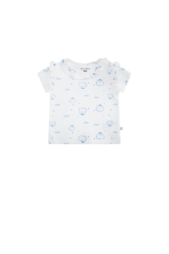 Petite Maison x Nono | T-shirt Girls Kayak Blue Shell