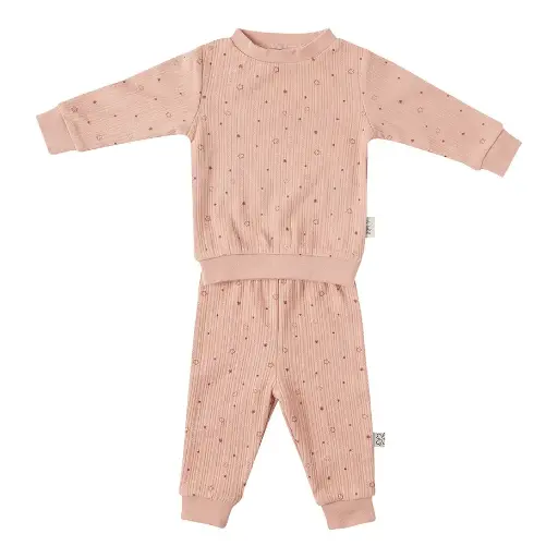Witlof for Kids | Pyjama Dusty Pink 2-delig 