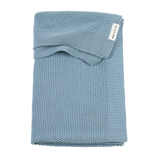 [578768] Meyco | Deken Mini Relief Jeans Blue 100x150cm