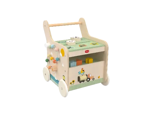 [579085] Tiny Love | Loophulp Boerderij Wooden Activity Walker Farmers Funday 