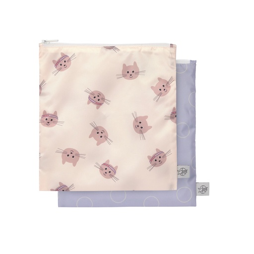 [579134] Laessig | Bewaarpotje Tiny Team Cat Snack Bag 