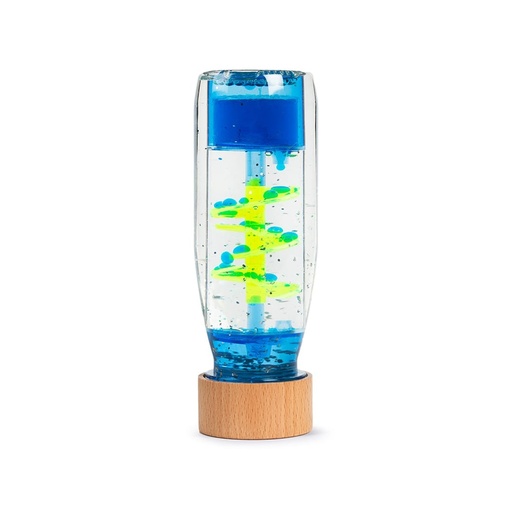 [579173] Petit Boum | Sensorisch Speelgoed Fles Spiraal Blauw
