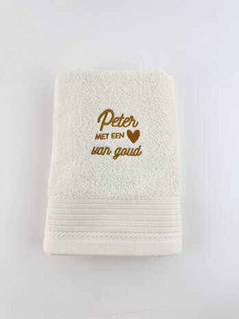 [579184] Minimou | Handdoek "Peter met een hart van goud"