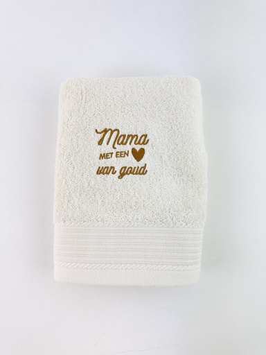 [579186] Minimou | Handdoek "Mama met een hart van goud"