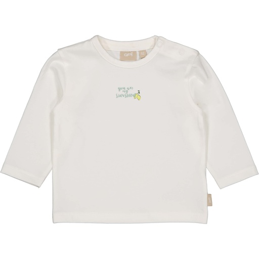 QPI | T-shirt Boys Leo Longsleeve Snow White
