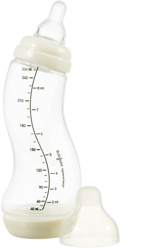 [579344] Difrax | S-fles Natural Basic Ivory 250ml
