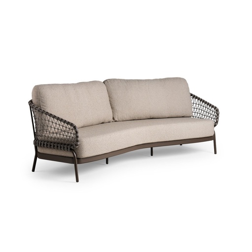 [579489] Tierra | Lounge Juno 3-Seater Incline Chocolat 