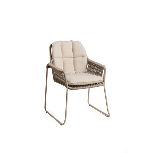 [579493] Tierra | Tuinstoel Rivera Dining Stackable Chair Champagne 