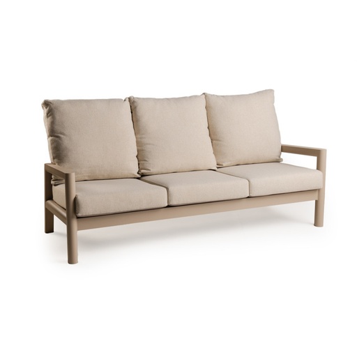 [579495] Tierra | Lounge Sevilla Bench 3-Seater Champagne 