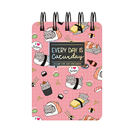 [579535] Legami | Notitieboek Sushi Cat Spiral-bound