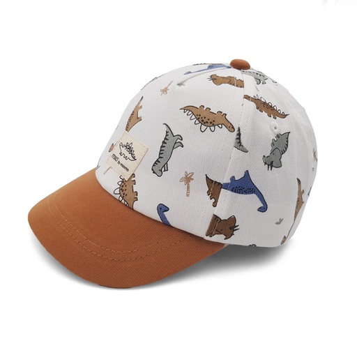 Maximo | Pet Dino met Velcro Sluiting Wollweiß/Rehbraun 